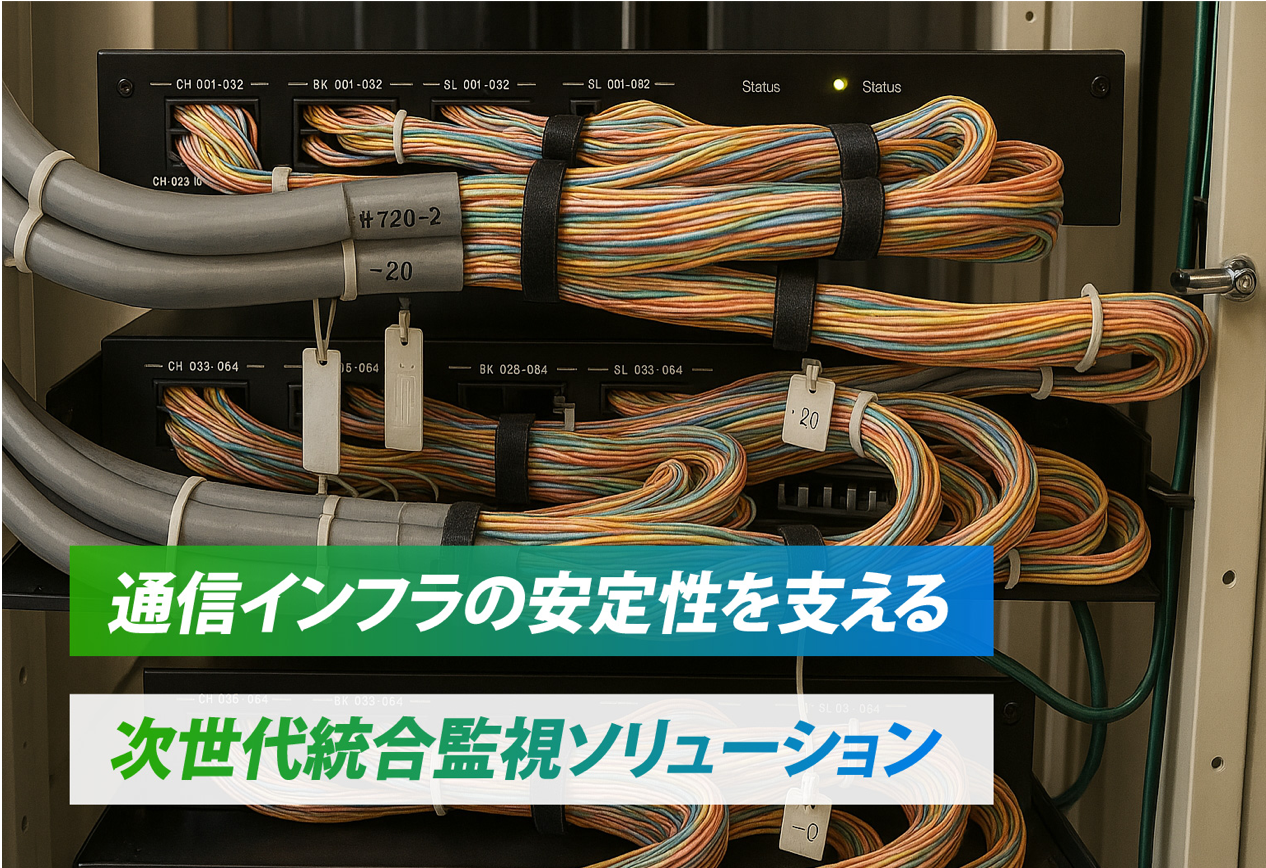 通信インフラの安定性を支える 次世代統合監視ソリューション