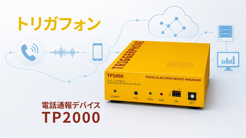 トリガフォン 電話通報デバイス TP2000
